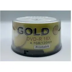 Gold DVD-R 16x | Optical Disc 4.7GB 120min