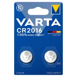 Varta CR2016 | Литиевая батарейка-таблетка 3В упаковка 2 шт.