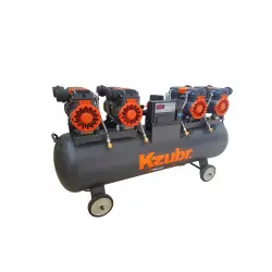 Kzubr KAC-120L | Oil-Free Air Compressor 4-Head 5400W 120L