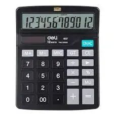 Deli 837 | Classic Calculator Reliable Office Use