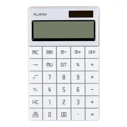 Deli NS041 | Calculator White, Manufacturer Warranty