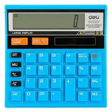 Deli 39231F | Калькулятор Компактный Эргономичный Дизайн