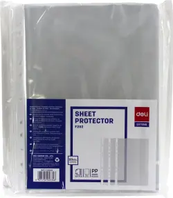 Deli F20202 | Sheet Protector 60 Micron A4