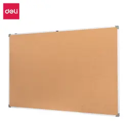 Deli 39057 | Cork Board 1800x1200 mm Premium Cork Surface