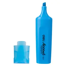 Deli No.S621 | Highlighter Blue Fast-Drying