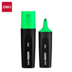 Deli ES600 | Highlighter Green Chisel Tip
