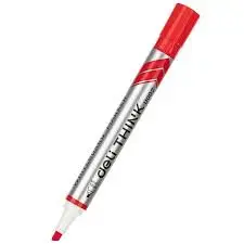 Deli EU00240 | Dry Erase Marker Red 2-5mm