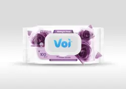 VOI SML-W006 | Влажные салфетки Midnight Rose 100 шт
