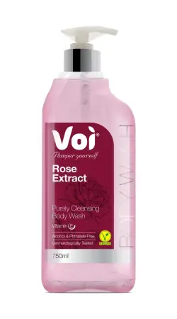VOI SML-L024 | Body Wash 750ml Rose Extracted