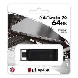 Kingston DT70/64GB | USB-C флешка 64 ГБ USB 3.2 Gen 1