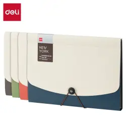 Deli NO.5649 | Giňeldilýän Faýl Köp Bölümli A4 Berk PP