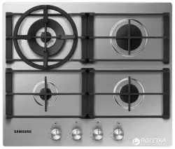 Samsung NA64H3030BS/WT | Gas Cooktop 4 Burners Stainless Steel