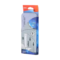 Deli G30695 | Geometry Set Metal 9pcs