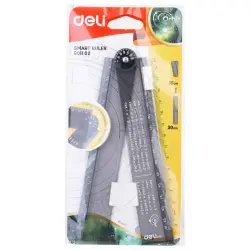 Deli No.G01102 | Линейка двойная шкала 15 см и 30 см