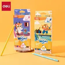 Deli C138-24 | Colored Pencils 24 Colors Bulk Pack