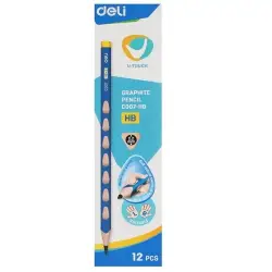 Deli C007-HB | HB grafit galam 12 sany