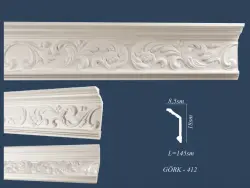 gork-412 | Декоративный карниз 145x8,5 см