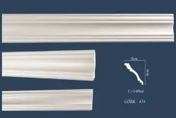 GORK-416 | Декоративный карниз 140x8 см