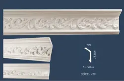 GORK-420 | Декоративный карниз 140x4 см