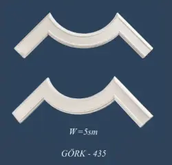 Ajayyp gork Gork-435 | Wall Line Angle 40x5 cm Steel