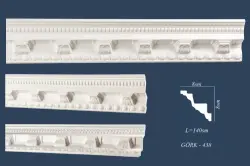 Ajayyp gork Gork-438 | Decorative Cornice 140*-8 Durable Finish