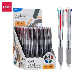 Deli Arris 4Color Q182 | Шариковая ручка, 4 цвета чернил