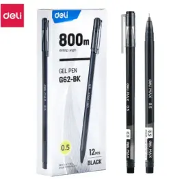 Deli G62-BL | Gel Pen 0.5mm Blue