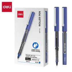 Deli Q657-BL | Roler Pen 0.5mm