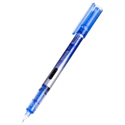 Deli Q300-BL | Ручка-роллер, синие чернила