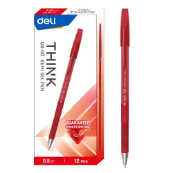 Deli Rucka 0.5m Think Q8-RD NEW | Writing Instrument 0.5 mm Tip