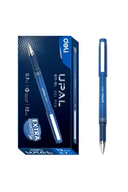 Deli G11-BL | Gel Pen Blue 0.7mm Bulk Pack 12pcs