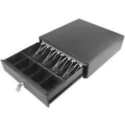 CASH BOX BN00000038 | Кассовый ящик черный стальной безопасный