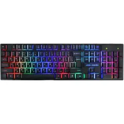 JEDEL K500+ | Проводная клавиатура RGB 104 клавиши EN+RU+TM