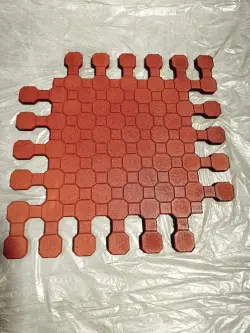 Galkynysh plastik | Резиновая плитка 0,80×0,80 м