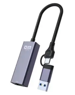 DM CHB083 | Адаптер USB-C/USB-A в Gigabit Ethernet