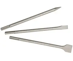 SDS-plus Classic 3-Piece Chisel Set for Masonry and Concrete, 628412000