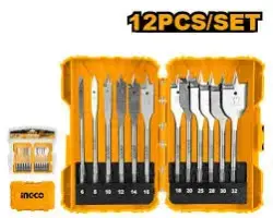 Ingco 12-Piece Feather Drill Bit Set AKDL1201