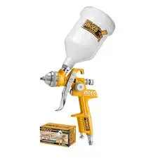 Ingco HVLP Pneumatic Spray Gun 600cc ASG1061 for Professional Applications
