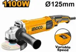 Ingco AG1100385 1100W 125mm Angle Grinder for Professional Use