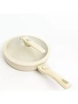 Uakeen VK-1622 | Frying Pan Granite Coated Removable Handle 22 cm