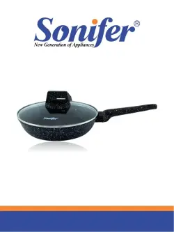 Sonifer SF-1129-26 | Granit örtükli skovoroda 26sm 2.5l