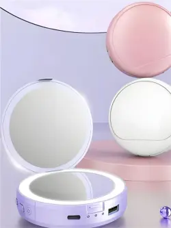 MD-RY MD-RY-613 | Mirror Compact Power Bank with LED Light