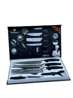 Haus Roland HR011-1 | Knife Set 6pcs Stainless Steel