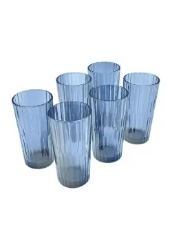 TY TY4337-2B | High Glass Set 6 pcs Grey Stripe