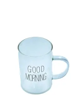 GOOD MORNING ST-1070 | Açyk bulakly krujka 380 ml aýna