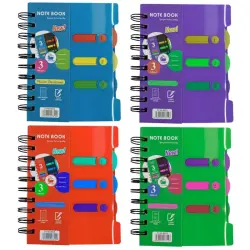 ZY ZY-A-6.8815 | A6 Notebook with Dividers