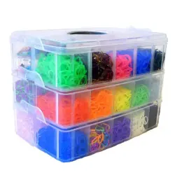 Rainbow team UP-00001803 | Rubber Bands 6000 l Multicolor Bulk Pack