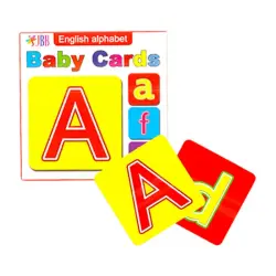 Baby Cards BK-00018699 | English Alphabet Learning Cards Durable Cardstock