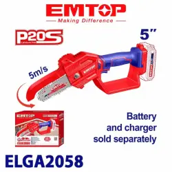 Emtop ELGA2058 | Akkumulýatorly Motorly Pil 20V (Batareýasyz)