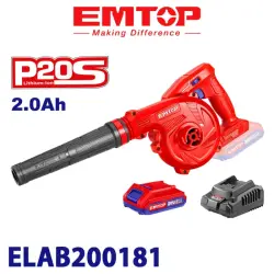Emtop ELAB200181 | Cordless Blower 20V 2.0Ah